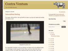 Tablet Screenshot of contra-ventum.dk